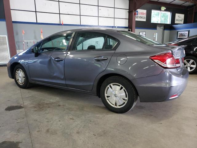 2HGFB2F66EH518128 - 2014 HONDA CIVIC HF BLUE photo 2