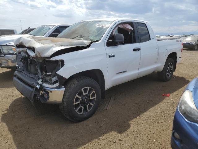 5TFUW5F15GX506664 - 2016 TOYOTA TUNDRA DOUBLE CAB SR/SR5 WHITE photo 1