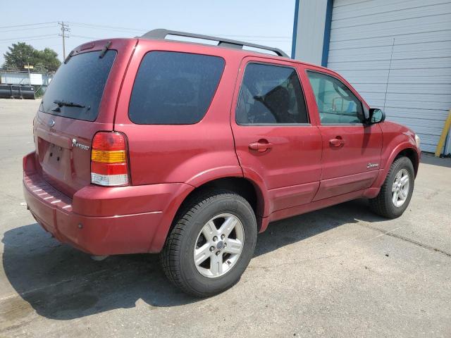 1FMYU59H77KA63409 - 2007 FORD ESCAPE HEV RED photo 3