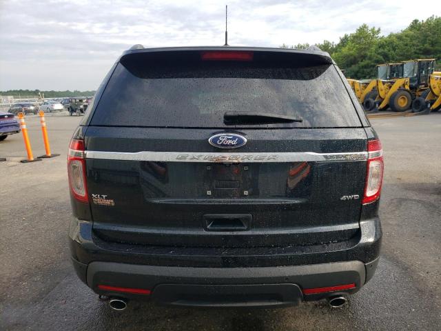 1FM5K8D84EGB57619 - 2014 FORD EXPLORER XLT BLACK photo 6