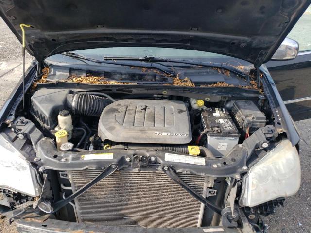 2A4RR8DG6BR718710 - 2011 CHRYSLER TOWN & COU TOURING L BLACK photo 12