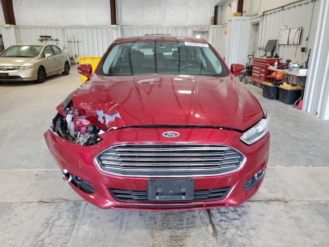 3FA6P0HR3DR320126 - 2013 FORD FUSION SE BURGUNDY photo 5