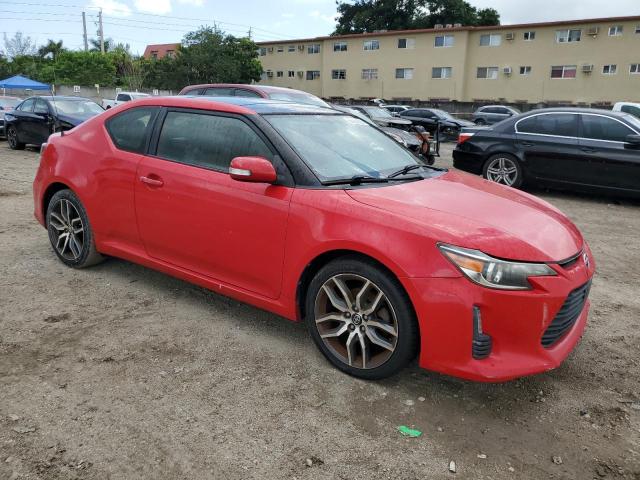 JTKJF5C79FJ009669 - 2015 TOYOTA SCION TC 红色 照片 4