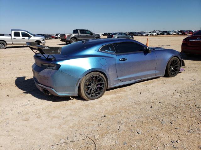 1G1FJ1R69J0150588 - 2018 CHEVROLET CAMARO ZL1 青绿色 照片 4