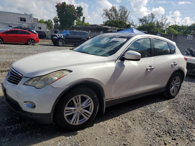 JNKAJ09F68M354858 - 2008 INFINITI EX35 BASE WHITE photo 1