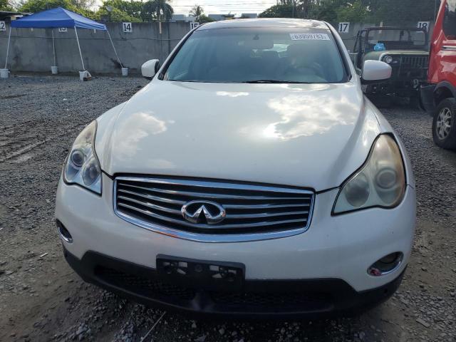 JNKAJ09F68M354858 - 2008 INFINITI EX35 BASE WHITE photo 5