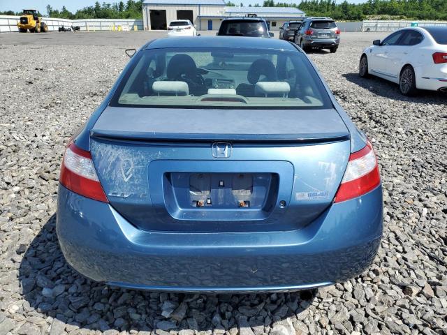 2HGFG11646H561113 - 2006 HONDA CIVIC LX BLUE photo 6