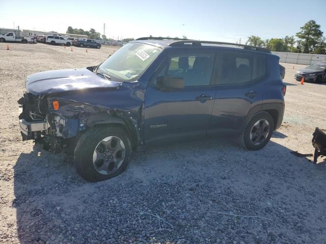 ZACCJAAB6HPF11962 - 2017 JEEP RENEGADE SPORT BLUE photo 1