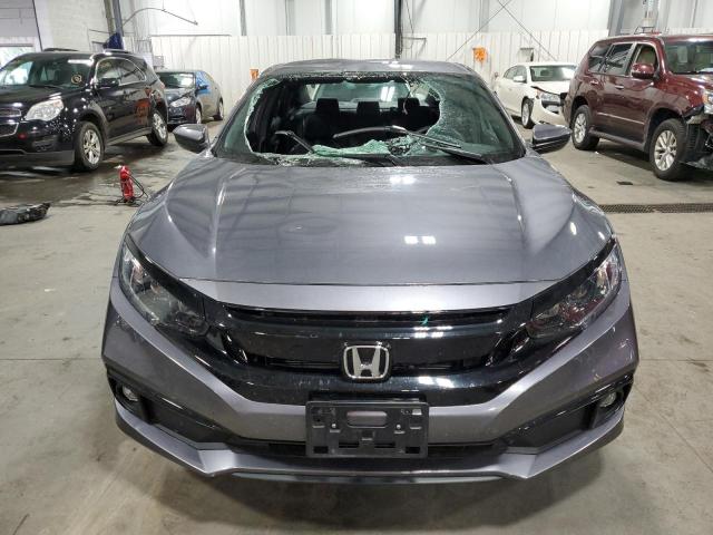 2HGFC2F88LH600194 - 2020 HONDA CIVIC SPORT GRAY photo 5