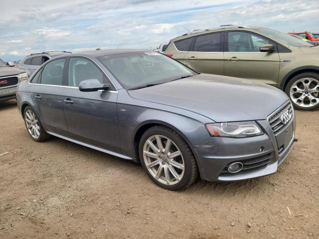 WAUKFAFLXCN012787 - 2012 AUDI A4 PRESTIGE GRAY photo 4