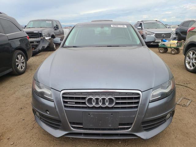 WAUKFAFLXCN012787 - 2012 AUDI A4 PRESTIGE GRAY photo 5