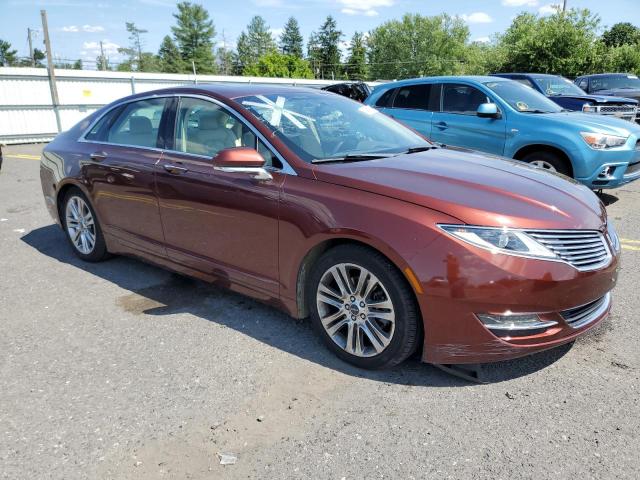 3LN6L2J93FR619075 - 2015 LINCOLN MKZ BURGUNDY photo 4