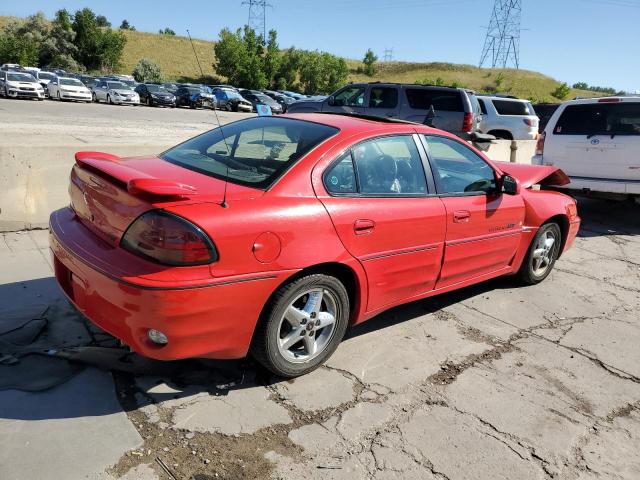 1G2NV52E01C285137 - 2001 PONTIAC GRAND AM GT1 RED photo 3