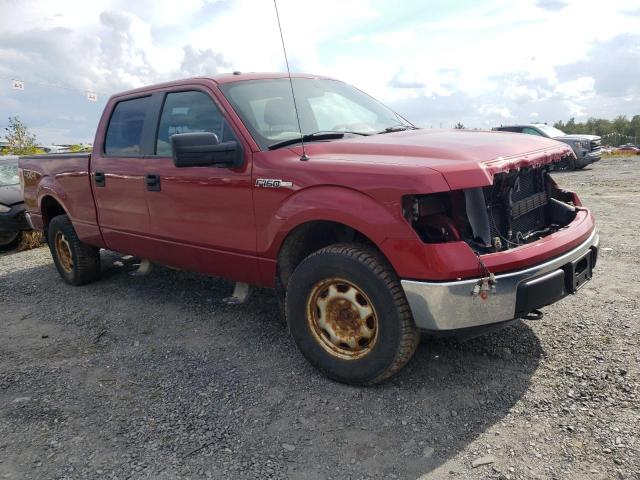 1FTFW1EF0DFC90092 - 2013 FORD F150 SUPERCREW RED photo 4