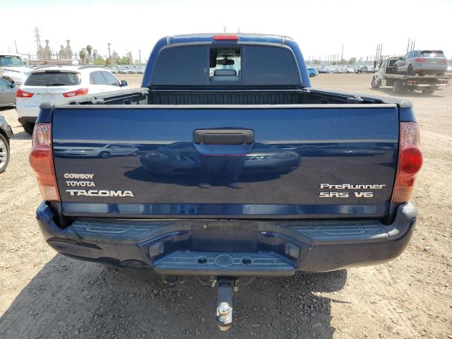 5TEKU72N38Z531249 - 2008 TOYOTA TACOMA DOUBLE CAB PRERUNNER LONG BED BLUE photo 6