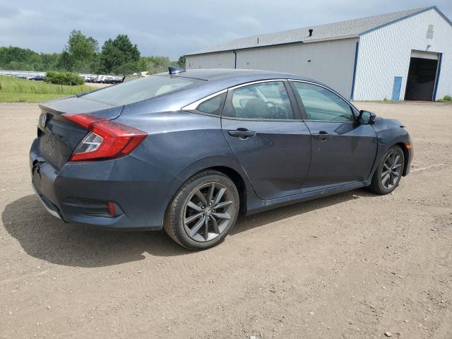 2HGFC1F30LH681741 - 2020 HONDA CIVIC EX BLUE photo 3