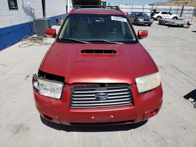 JF1SG69636H710234 - 2006 SUBARU FORESTER 2.5XT RED photo 5