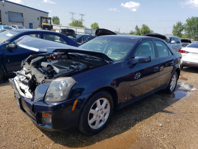 1G6DM57T470119136 - 2007 CADILLAC CTS BLUE photo 1