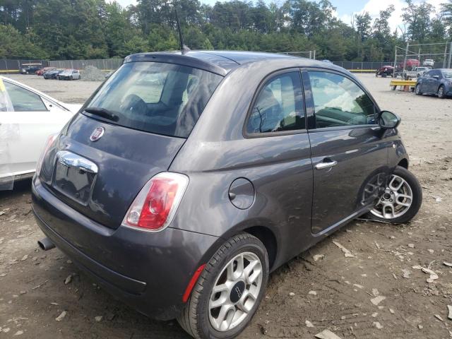 3C3CFFAR1FT657238 - 2015 FIAT 500 POP GRAY photo 3