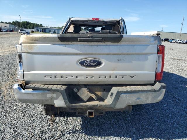 1FT7W2BT6KEF75192 - 2019 FORD F250 SUPER DUTY SILVER photo 6