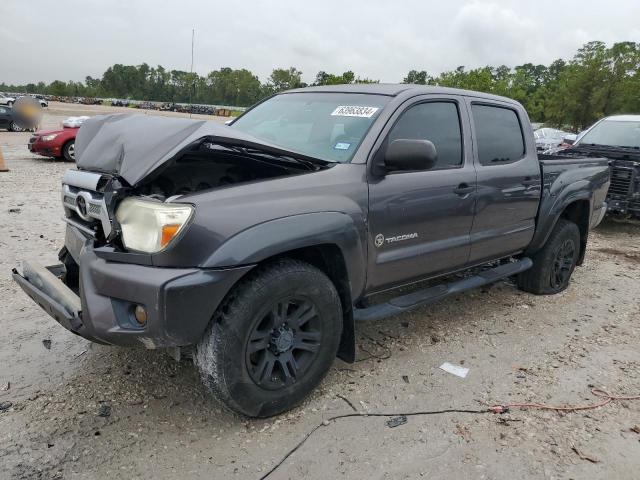 5TFJU4GN9FX076558 - 2015 TOYOTA TACOMA DOUBLE CAB PRERUNNER GRAY photo 1