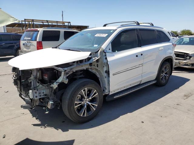 5TDKKRFH4GS505065 - 2016 TOYOTA HIGHLANDER XLE WHITE photo 1