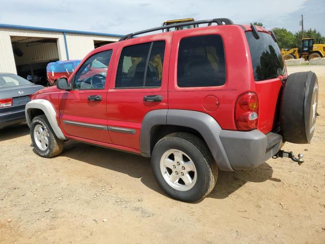 1J4GL48K24W156931 - 2004 JEEP LIBERTY SPORT RED photo 2