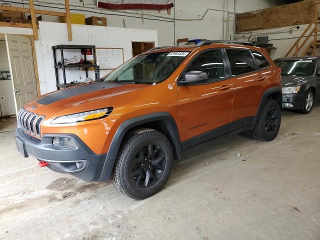 1C4PJMBS2GW199285 - 2016 JEEP CHEROKEE TRAILHAWK ORANGE photo 1