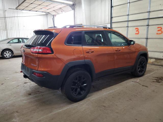 1C4PJMBS2GW199285 - 2016 JEEP CHEROKEE TRAILHAWK ORANGE photo 3