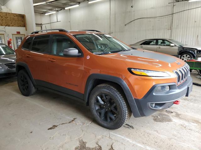 1C4PJMBS2GW199285 - 2016 JEEP CHEROKEE TRAILHAWK ORANGE photo 4