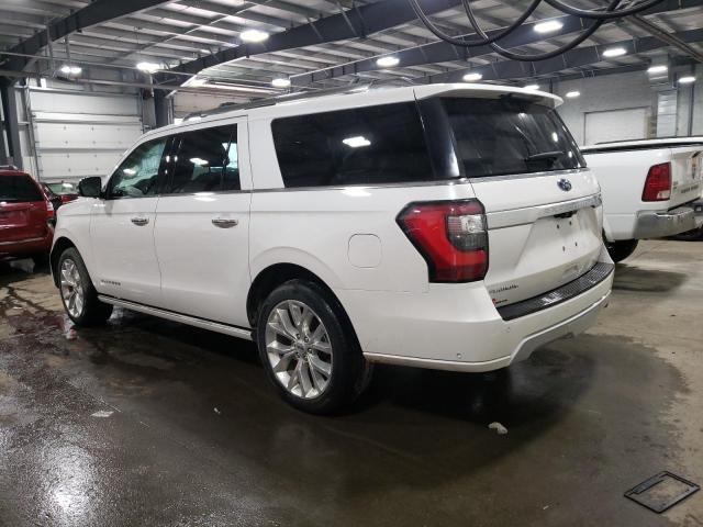 1FMJK1MT2KEA02620 - 2019 FORD EXPEDITION MAX PLATINUM WHITE photo 2