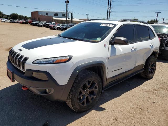 1C4PJMBS2FW652299 - 2015 JEEP CHEROKEE TRAILHAWK WHITE photo 1