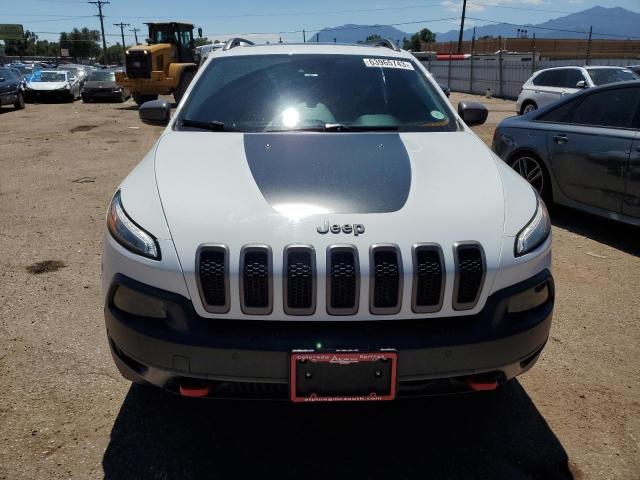 1C4PJMBS2FW652299 - 2015 JEEP CHEROKEE TRAILHAWK WHITE photo 5