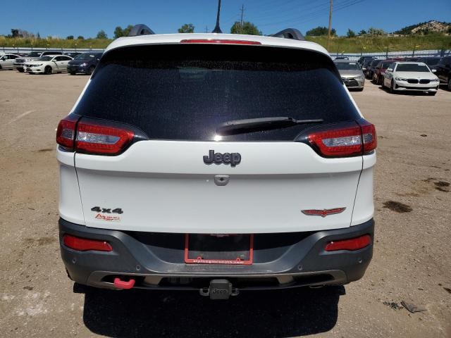 1C4PJMBS2FW652299 - 2015 JEEP CHEROKEE TRAILHAWK WHITE photo 6