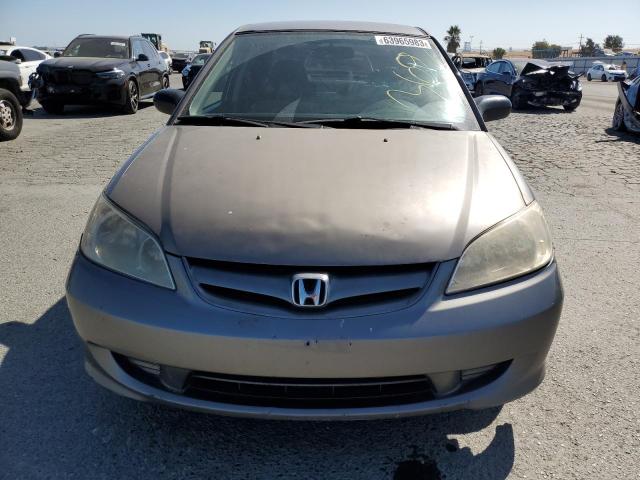 1HGES16395L019919 - 2005 HONDA CIVIC DX VP Grau Foto 5