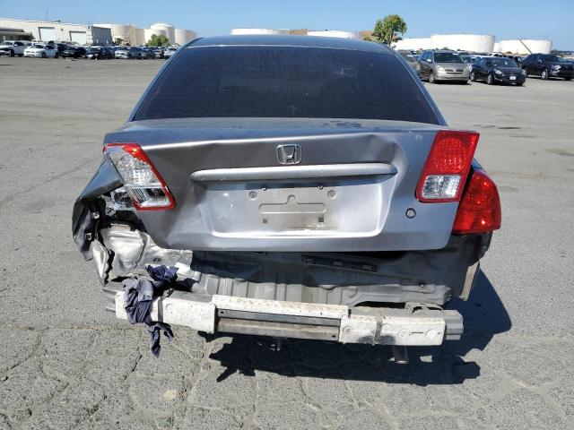 1HGES16395L019919 - 2005 HONDA CIVIC DX VP GRAY photo 6