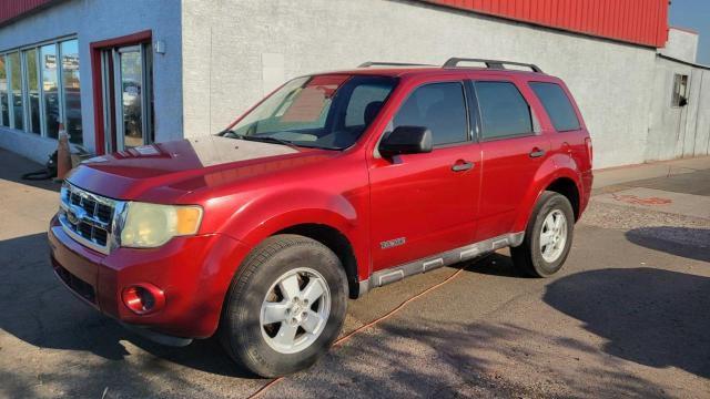 1FMCU02ZX8KC33778 - 2008 FORD ESCAPE XLS RED photo 2