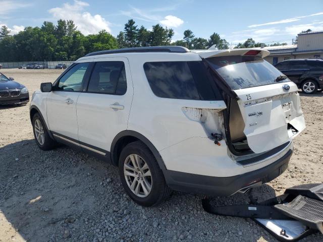 1FM5K8D89JGA91210 - 2018 FORD EXPLORER XLT WHITE photo 2