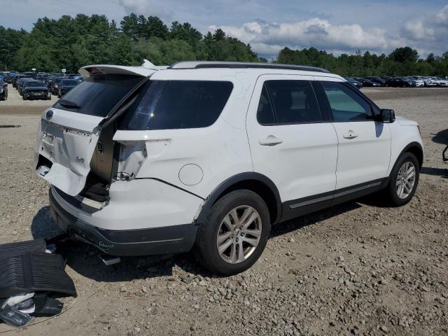 1FM5K8D89JGA91210 - 2018 FORD EXPLORER XLT WHITE photo 3