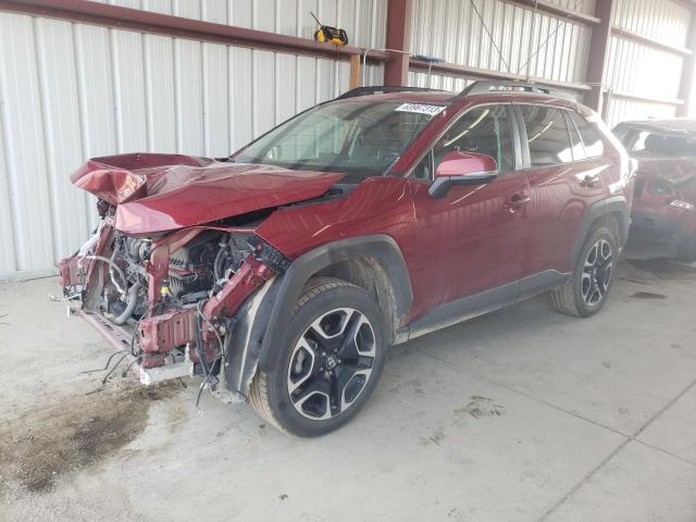 2T3J1RFV5KW037150 - 2019 TOYOTA RAV4 ADVENTURE MAROON photo 1