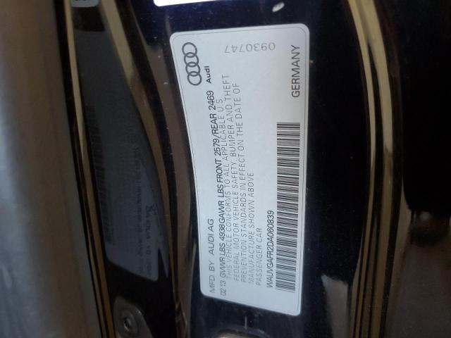 WAUVGAFR2DA060839 - 2013 AUDI S5 PRESTIGE PURPLE photo 12