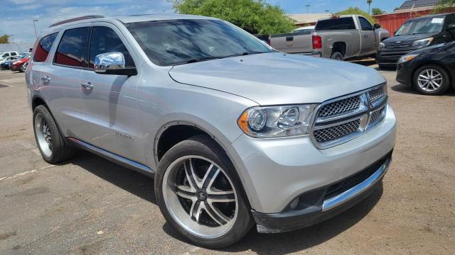 1C4RDHEG2DC504554 - 2013 DODGE DURANGO CITADEL SILVER photo 1