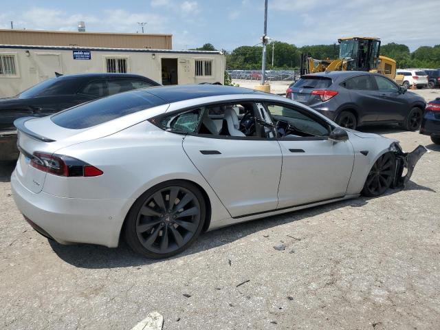5YJSA1E23HF198849 - 2017 TESLA MODEL S ვერცხლისფერი ფოტო 3