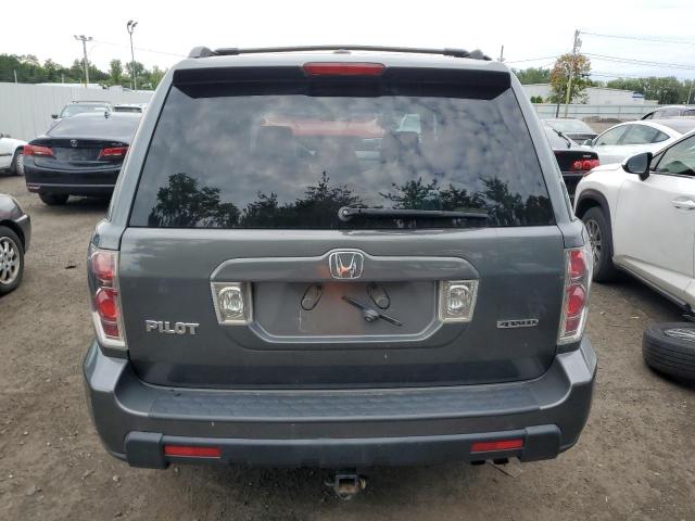 2HKYF18557H523891 - 2007 HONDA PILOT EXL GRAY photo 6