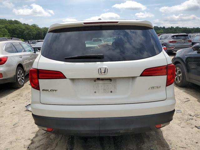 5FNYF6H83GB062177 - 2016 HONDA PILOT EXL WHITE photo 6