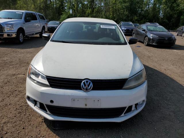 3VW2K7AJ2BM056344 - 2011 VOLKSWAGEN JETTA BASE WHITE photo 5