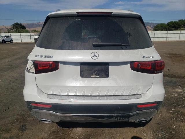 W1N4M4HB6LW033632 - 2020 MERCEDES-BENZ GLB 250 4MATIC WHITE photo 6