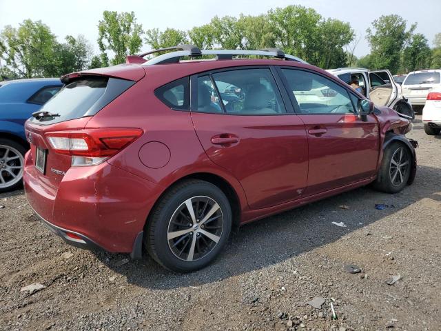 4S3GTAD62K3736725 - 2019 SUBARU IMPREZA PREMIUM RED photo 3