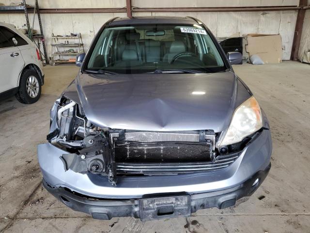 JHLRE48799C024376 - 2009 HONDA CR-V EXL BLUE photo 5