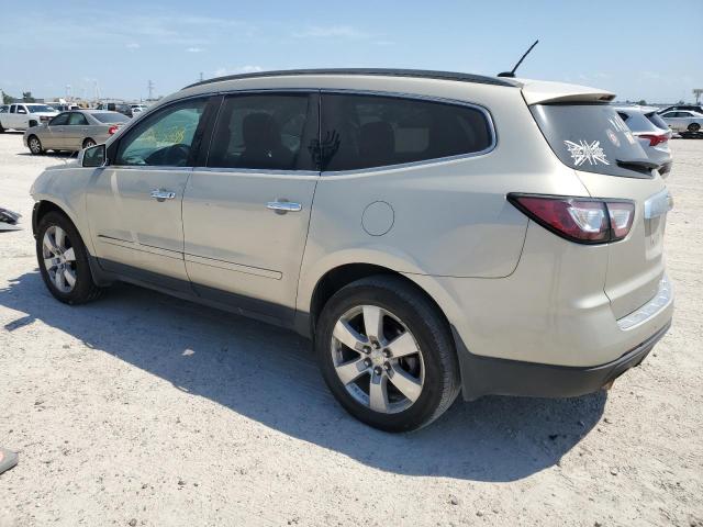 1GNKRJKD1FJ370078 - 2015 CHEVROLET TRAVERSE LTZ BEIGE photo 2